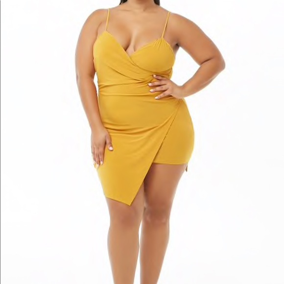 plus size ruched mini dress